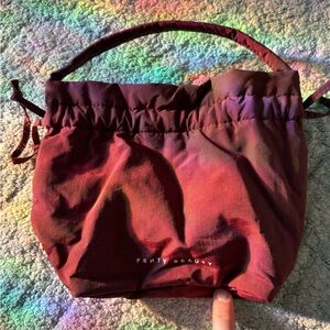 Fenty Beauty Deep Red Cosmetic Bag
